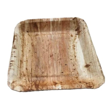 Arivu - Areca Leaf Plates - 8 inch (Square Plate) Arivu - Areca Leaf Plates - 8 inch (Square Plate)