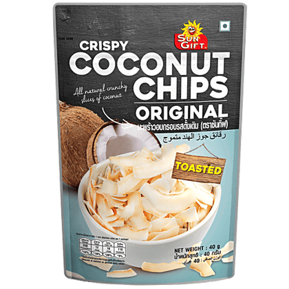 Tong Garden Toasted Crispy Coconut Chips - Original, 40 g Pouch