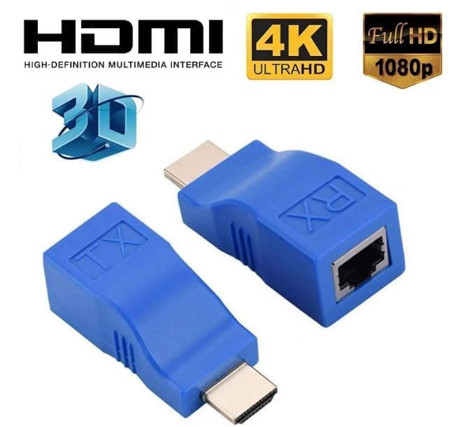 HD Extender Cat-5E/6 30m to RJ45 Support hd 2.0