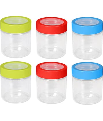 Woolco - Multicolor Plastic Utility Container ( Set of 6 ) - 500