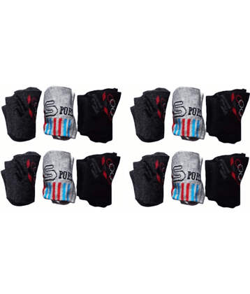 PENYAN Multi Ankle Length Socks Pack of 12