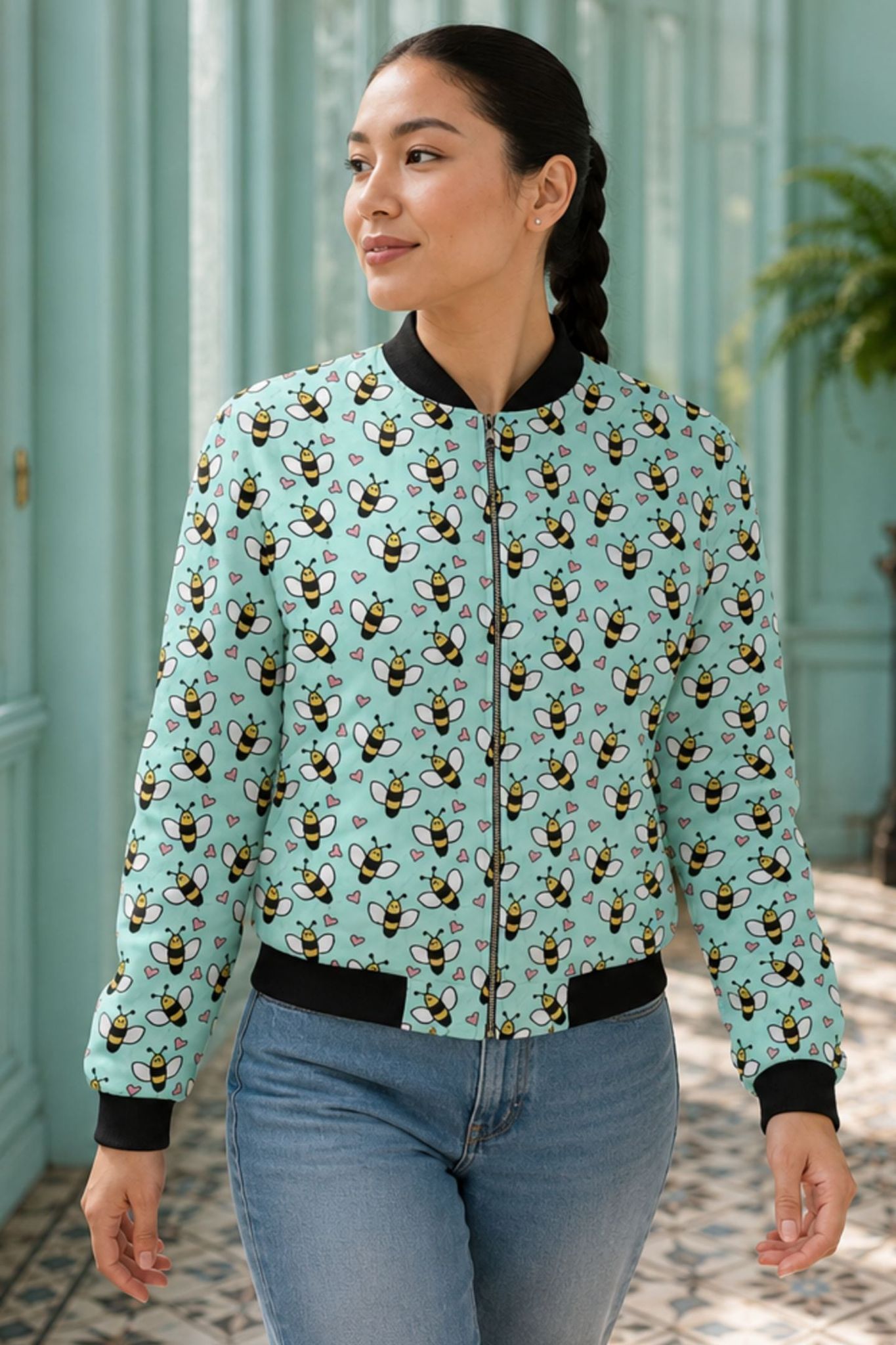 Bomber Jacket (Women) - Bee My Honey