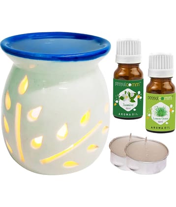 Peepalcomm Ceramic Aroma Oils & Diffusers Set - Pack of 5
