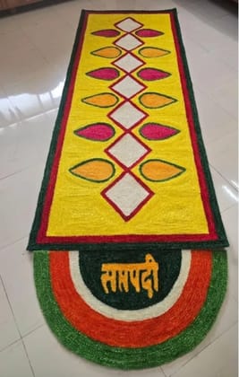 Saptpadi mat rangoli