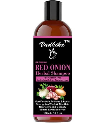 Vadhika Premium Red Onion Herbal shampoo For Growth Shampoo 100 mL