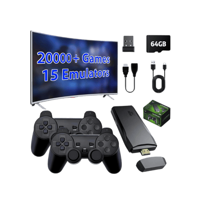 The New India USB Wireless Console Game Stick Video Game Console Built-in 3000 Classic Games