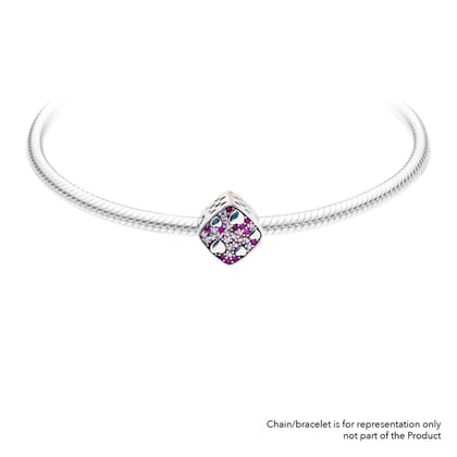 Heart Gift Box | 925 Silver charms for Bracelets / Chain-Free / Silver / Modern