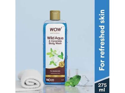 WOW Wild Aqua Body Wash For Cool & Refreshed  - 275ml