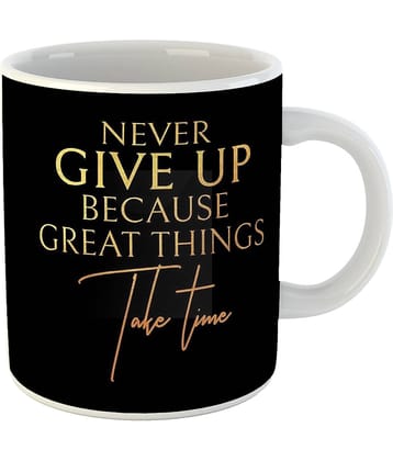 Keviv - Multi Color Ceramic Coffee Mug ( Pack of 1 )