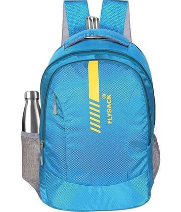 FLYSACK Light Blue PU Backpack ( 40 Ltrs )