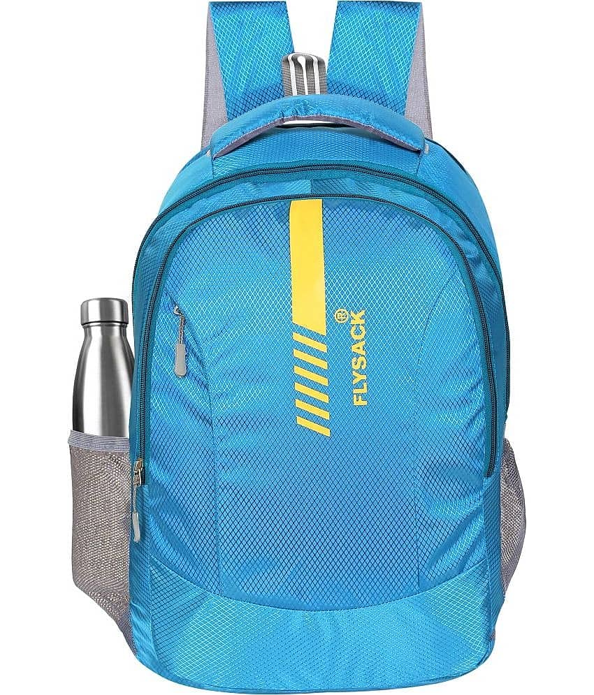 FLYSACK Light Blue PU Backpack ( 40 Ltrs )