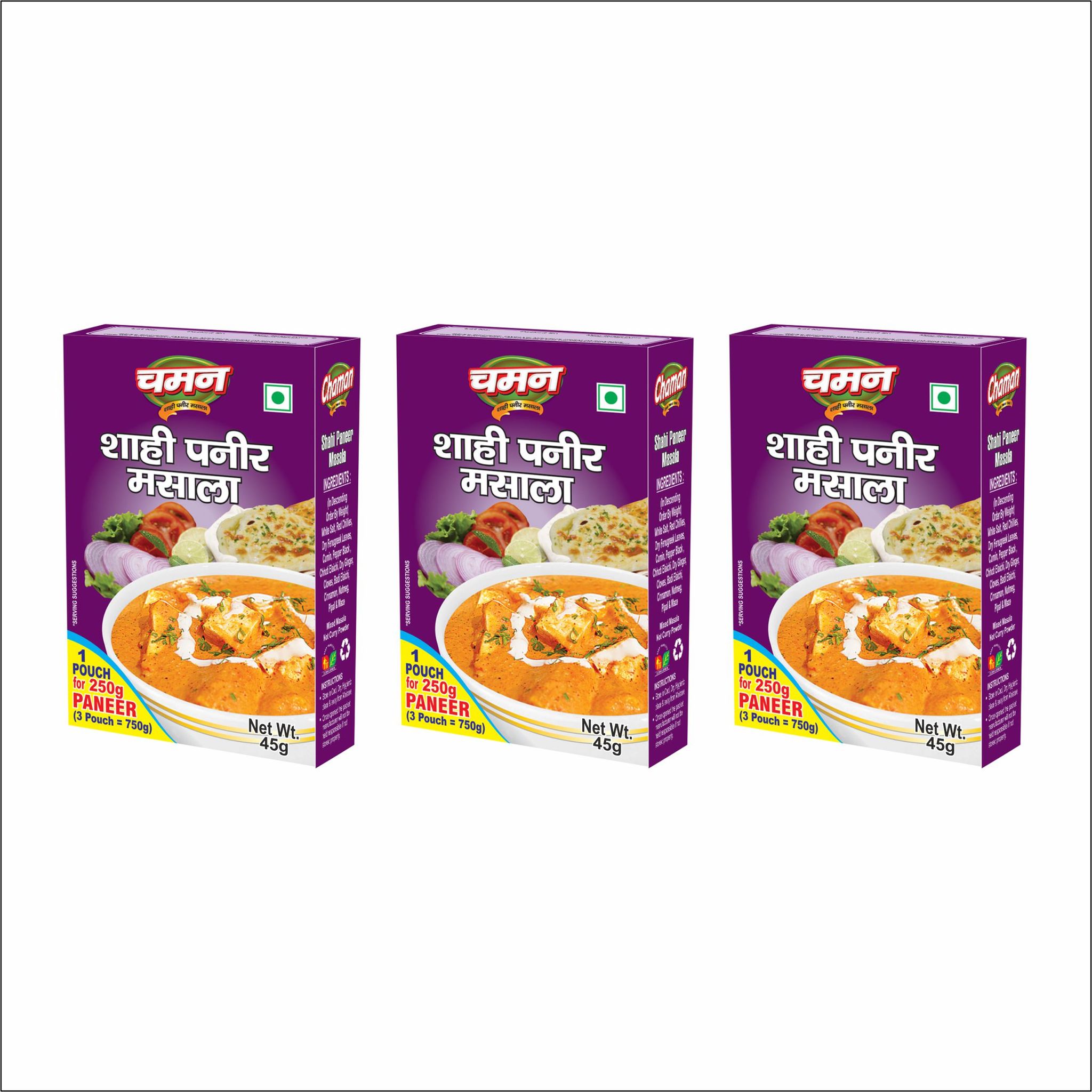 Chaman Shahi Paneer Masala, 50 gm - Pack of 3