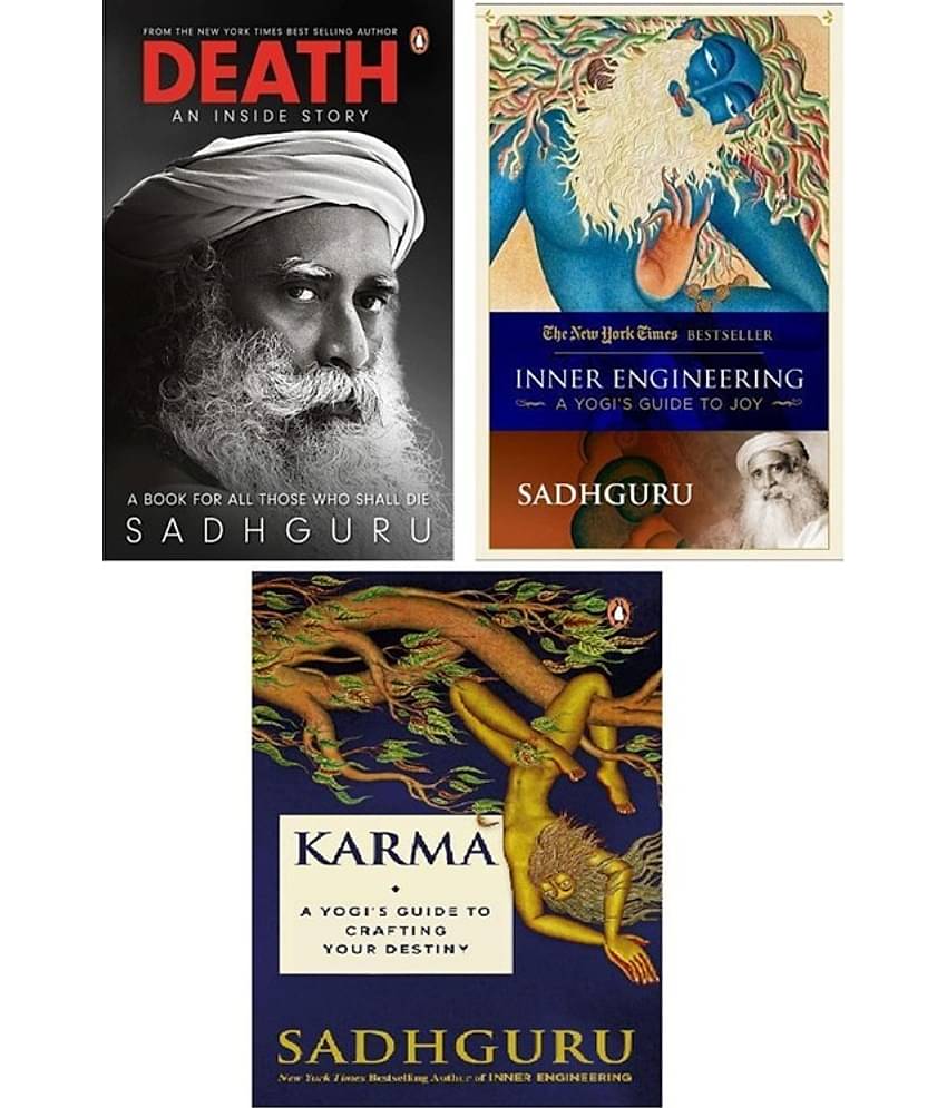 Death + Inner Engineering + Karma: Sadhguru 3 Books Set (English, Paperback)