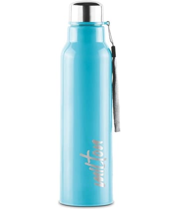 Milton Steel Fit 900 Insulated Inner Stainless Steel Water Bottle, 1 Piece, 630 ml, Light Blue | Easy Grip | Leak Proof | Hot or Cold | School | Office | Gym | Hiking | Treking | Travel Bottle