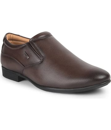 Liberty - Brown Men's Slip On Formal Shoes