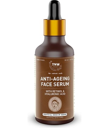 TNW - The Natural Wash Anti,Ageing Face Serum For Reducing Fine Lines & Wrinkles, 30Ml