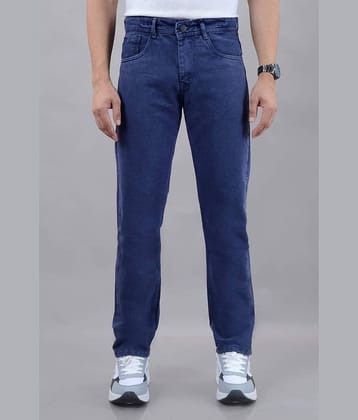MOUDLIN Slim Fit Self Design Men's Jeans - Blue ( Pack of 1 )