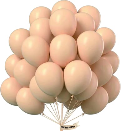 Apricot Beige / Skin Color Premium Latex Balloons 10" - 50PC