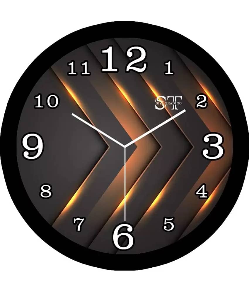 KP CRAFT Circular Analog Wall Clock