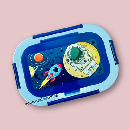 Cute Design Round 3 Compartment Lunch Box for Kids-Space