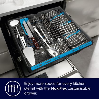 Electrolux 14 Place Settings Dishwasher Machine for Home, Fully Automatic with AirDry, In-Built Heater, Stainless Steel, UltimateCare 700, ESM48310SX Electrolux 14 Place Settings Dishwasher Machine for Home, Fully Automatic with AirDry, In-Built Heater, 