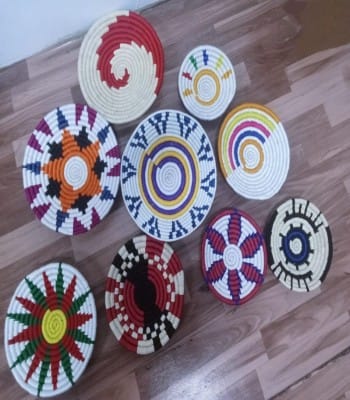 Sabai Grass Wall Plate Combo Set