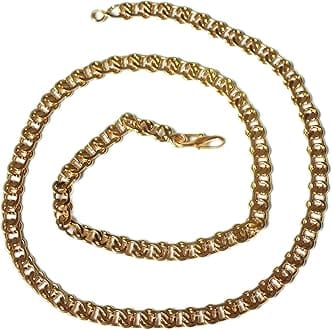 REAL SEED 28 Inch Long Original Gold Plated Chain - Guaranteed Gold Polish