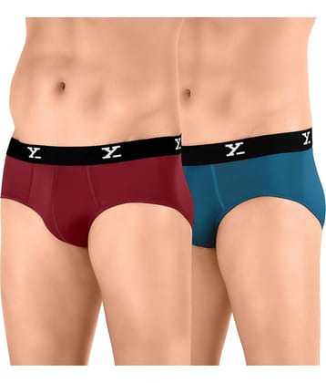 XYXX Pack of 2 Modal Briefs For Men's ( Multicolor )