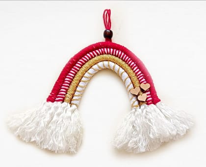 The brown box-Christmas Activity kit,Christmas Gift for Kids,DIY Christmas Ornaments,DIY Gift,DIY Return Gift,Craft kit,Art and Craft kit,Macrame Rainbow Making kit,Hobby kit