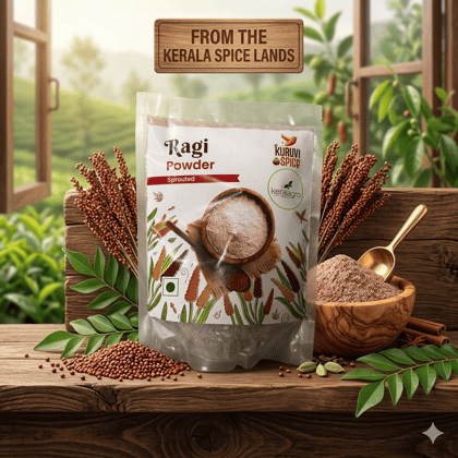 Sprouted Ragi Powder - 400 gm - One packet