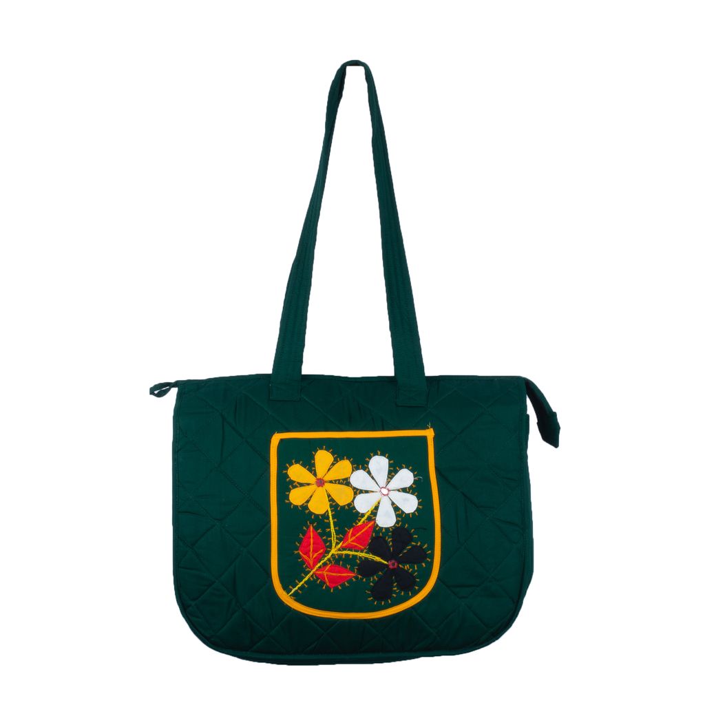HAND BAG 15X11 Green