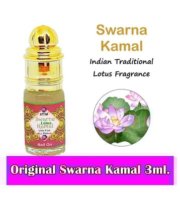 INDRA SUGANDH BHANDAR - Swarna Kamal Attar For Men & Women 3ml Pack Of 1