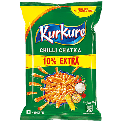 Kurkure Namkeen Chilli Chatka, 36 g Kurkure Namkeen Chilli Chatka, 36 g