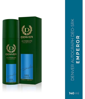 Denver Srk Emperor Autograph Collection Deodorant Spray - For Men 140 ml (Pack of 1)