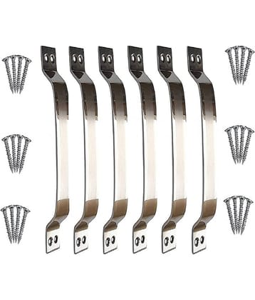 ONMAX Stainless Steel 6 Inches Handle for Home & Kitchen Doors/Cabinet/Window Handles - C Type (Pack of 6 Pcs) DHSS06C