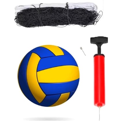 Volleyball with Net and Pump