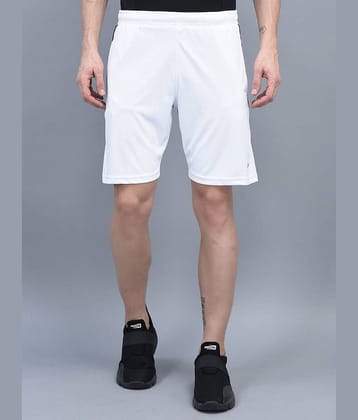 Force NXT - White Cotton Blend Men's Shorts ( Pack of 1 )