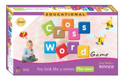 MUKESH Educational Crossword Game Vocabulary Learning Board Game for Kids and Family