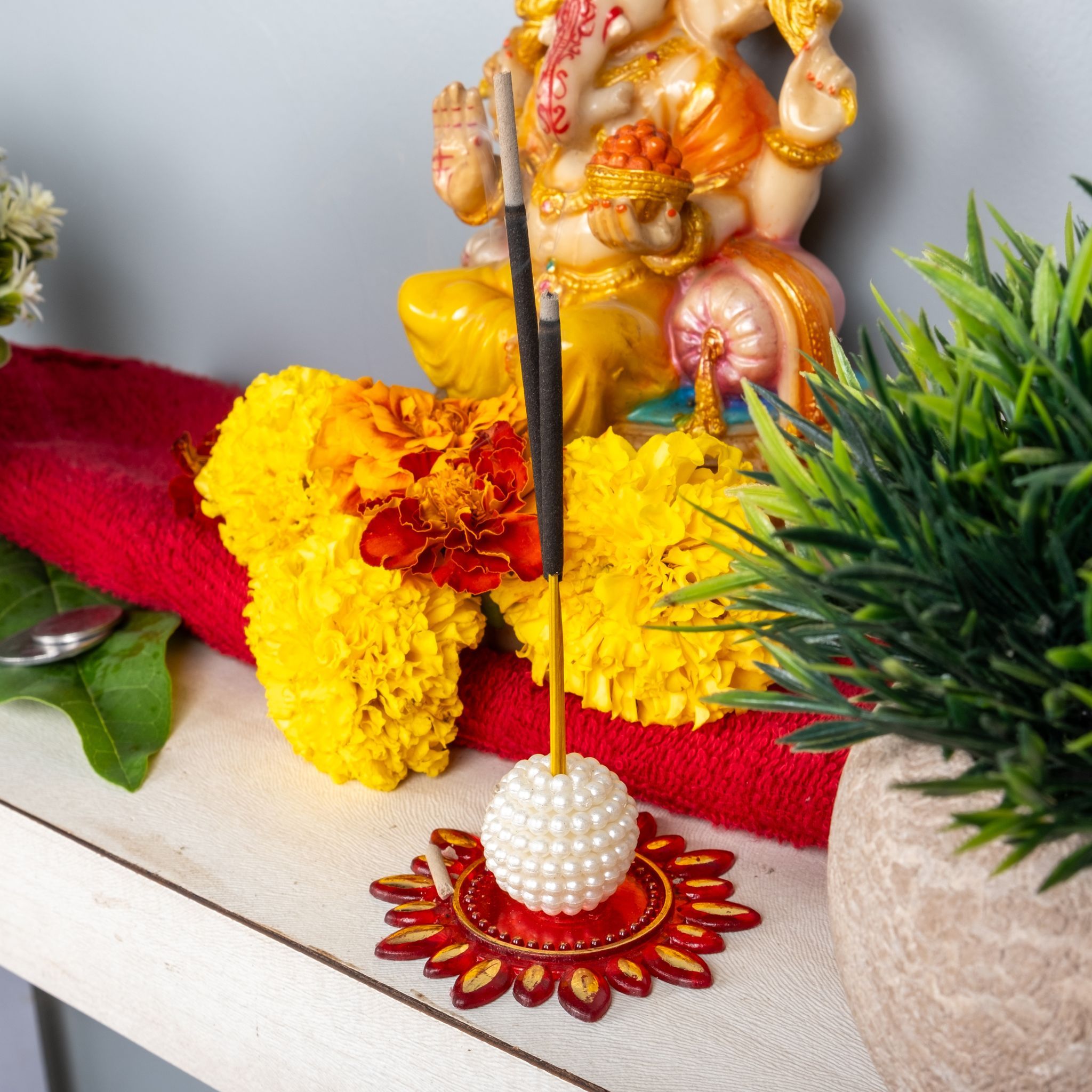 Pearl Incense Stand("2"4")