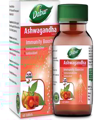 Dabur DABUR ASHWAGANDHA TABLET 60 (PACK OF 3)