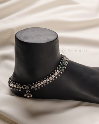 Silver Anklets CHA071 (Pair)