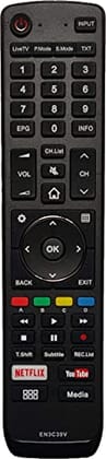 EHOP EN3C39V Remote Control with Netflix and YouTube Function Compatible with Smart LED/LCD/HD TV VU