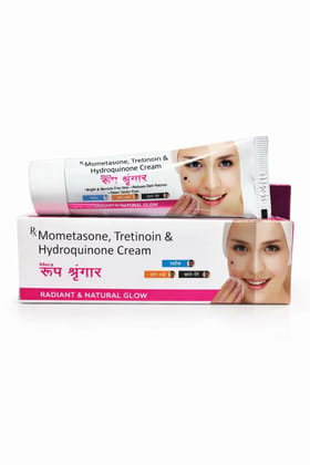 Mometasone, Tretinoin & Hydroquinone Cream 15g | Triple Combination Skin Cream | Dark Spots, Pigmentation & Blemish Care