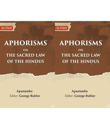 Aphorisms on the Sacred Law of the Hindus 2 Vols. Set