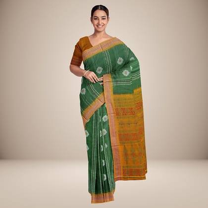 Bomkai Cotton Saree