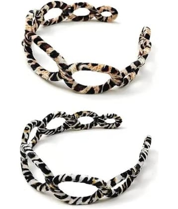 SNOWPEARL Multi Hair Band ( Pack of 2 )