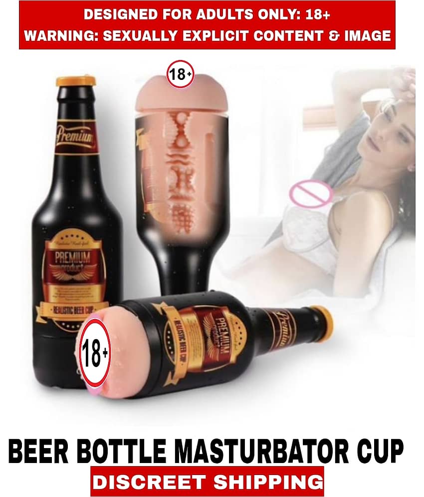 New Adult Concept Perfect Orgasm Experience Beer Bottle Cup Men's Favorites Fleshtight For Men