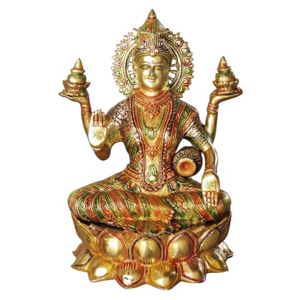 Brass Showpiece Laxmi Ji God Idol Statue (BSMAS1061 L)
