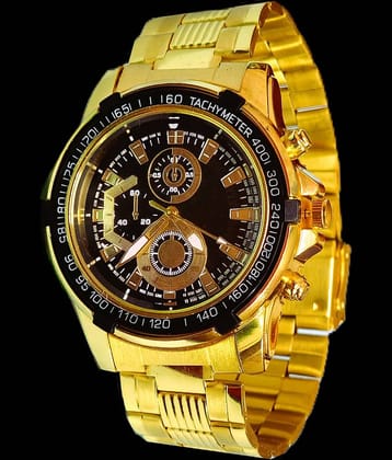Renaissance Traders Gold Metal Analog Men's Watch