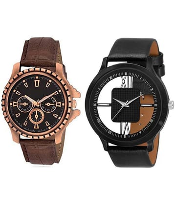newmen - Analog Watch Watches Combo For Men and Boys ( Pack of 2 )